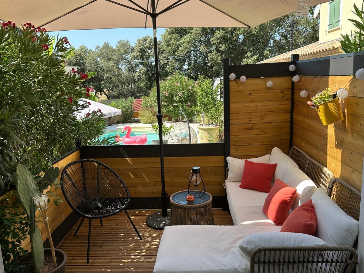 Le Pouticaire Apartment Salinelles Bagian luar foto